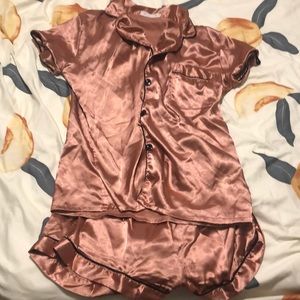 Satin pajama set